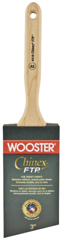 Wooster® 4410-3 Chinex® FTP™ Angle Sash Paint Brush, 3"