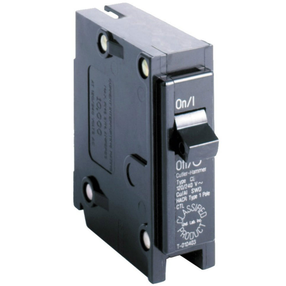 Eaton CL130CS Single Pole UL Classified Replacement Circuit Breaker, 30A, 120V