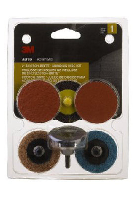 3M 03050 Drill Mounted Automotive Grinding Sanding Finishing Kit, 2"