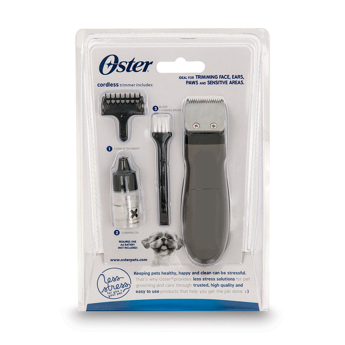 Oster® 078996-101-001 Calm Trims Cordless Pet Trimmer