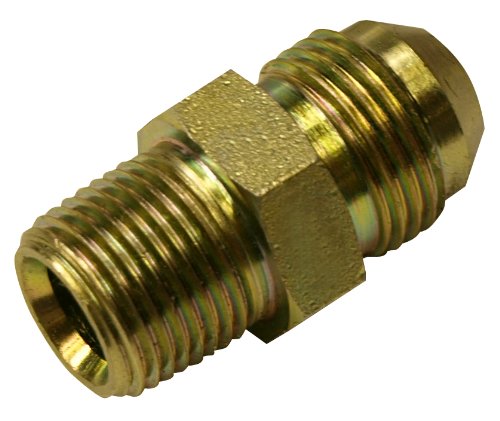 Apache 39006500 Straight Hydraulic Adapter, 1/2" Male JIC x 3/8" MPX