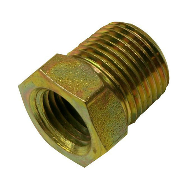 Apache 39035474 Hydraulic Hex Reducer Bushing Adapter, 3/8'' MP x 1/4'' FP