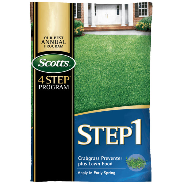 Scotts 39181 Step-1 Crabgrass Preventer Plus Lawn Food, 5000 Sq Ft coverage