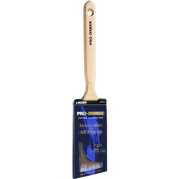 Linzer 2760-2 Pro Maxx™ Best Quality Polyester Angle Sash Brush, 2"