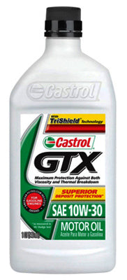 Castrol 06145 10W30 Motor Oil, 1 qt