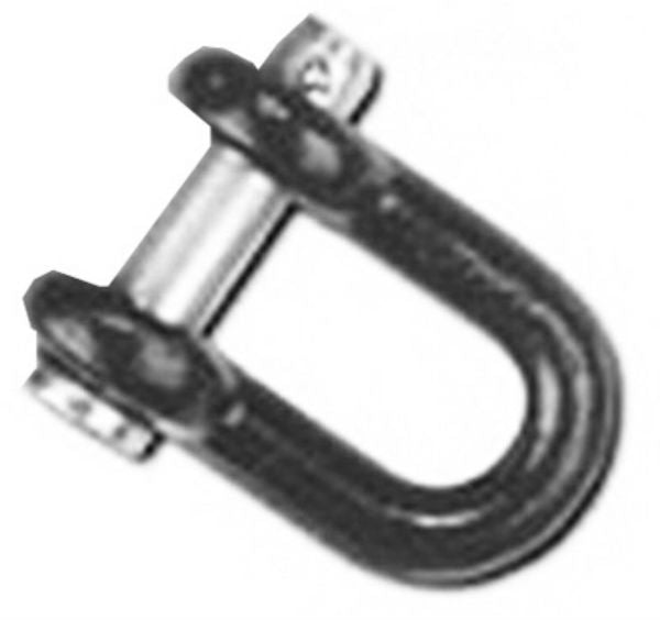 Double HH 24062 Black Painted Utility Clevis with Pin & Clip, 5/16" x 1"