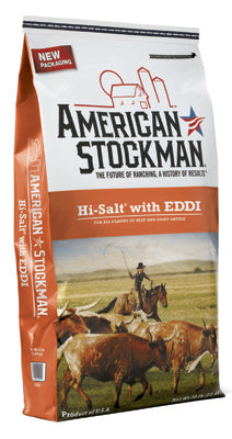 American Stockman 41005 Hi-Salt With Eddi, 50 lb