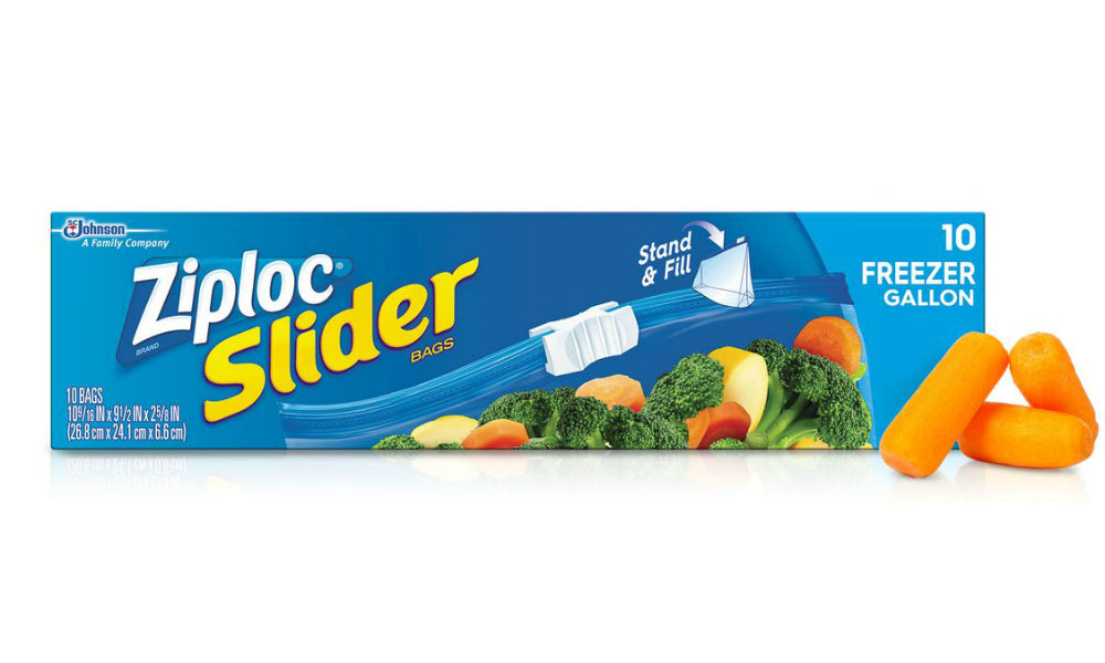 Slider Freezer Bags, Gal., 10-Ct.