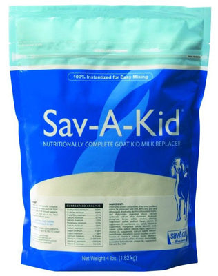 Sav-A-Kid Milk Replacer For Goat Kids, 4 Lb