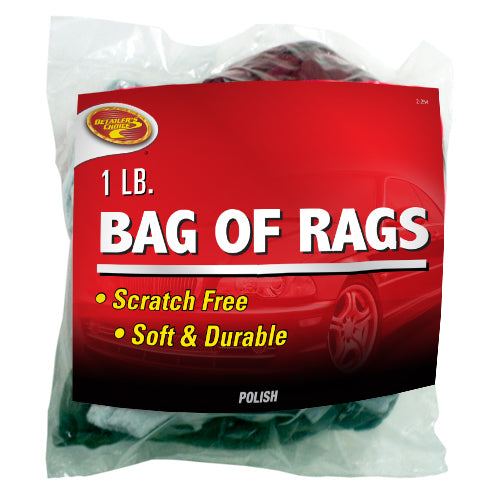 Detailer's Choice 2-2548 Scratch-Free Bag Of Rags, Assorted Colors, 1 Lb