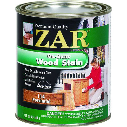 ZAR® 11412 Interior Oil-Based Wood Stain, Provincial, 1Qt