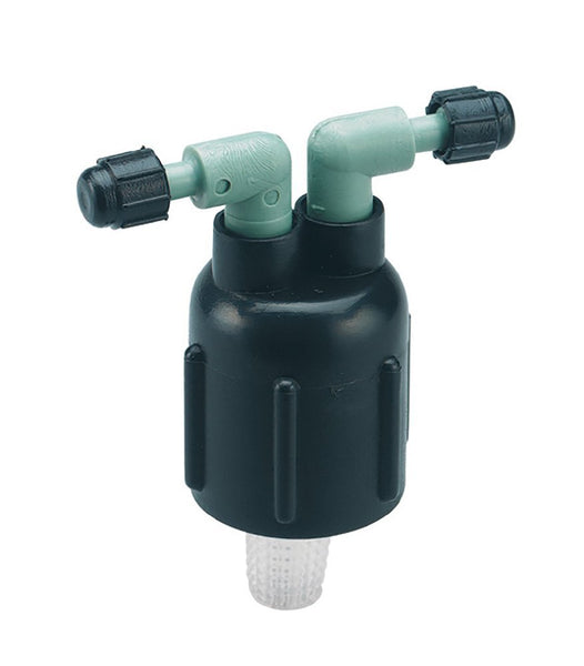 Orbit® 67030 2-Port Full-Flow Bi-Manifold with threaded Caps & Filter basket