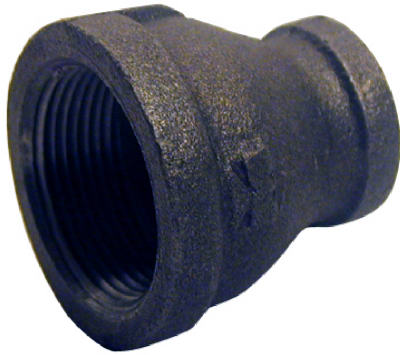 Pannext Black Reducing Coupling, 1"x1/2"