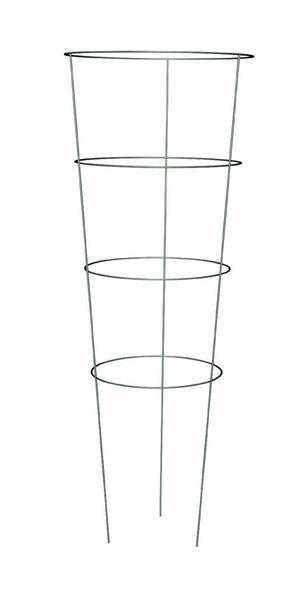 Panacea 89729 Tomato Cage with 4 Rings & 3 Legs, 42", Galvanized