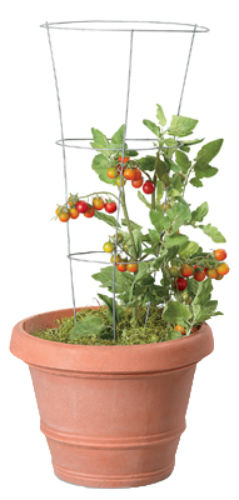 Panacea 89723 Tomato Cage with 3 Ring & 3 Legs, 33", Galvanized