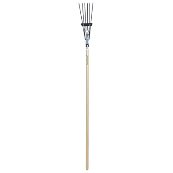 Green Thumb 163124100 Basic 6-Continuous Tine Steel Shrub Rake