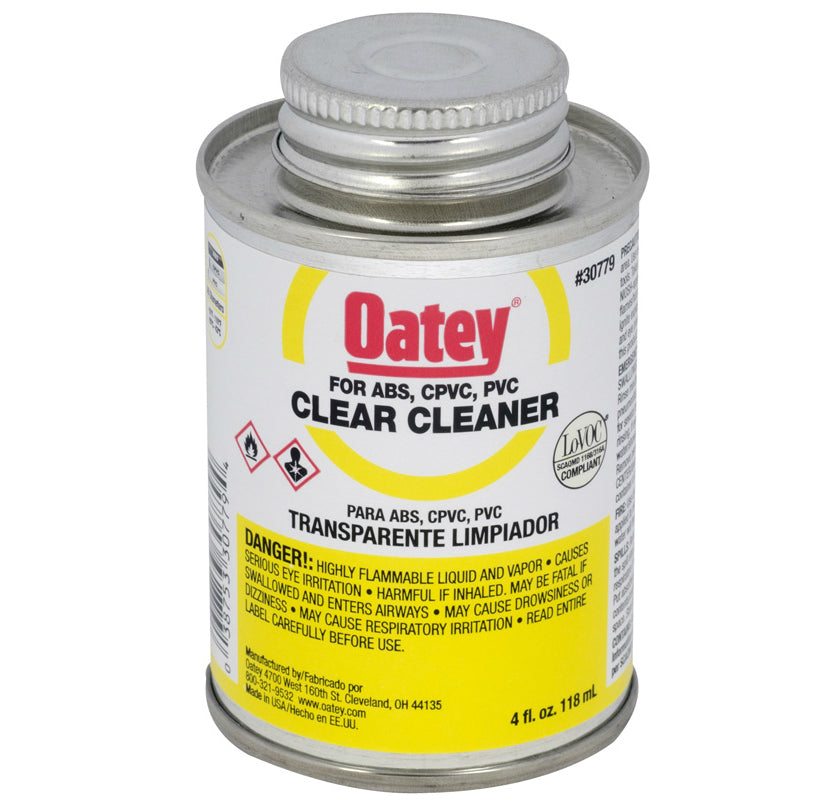 Oatey® 30779 All Purpose Pipe Cleaner, 4 Oz, Clear