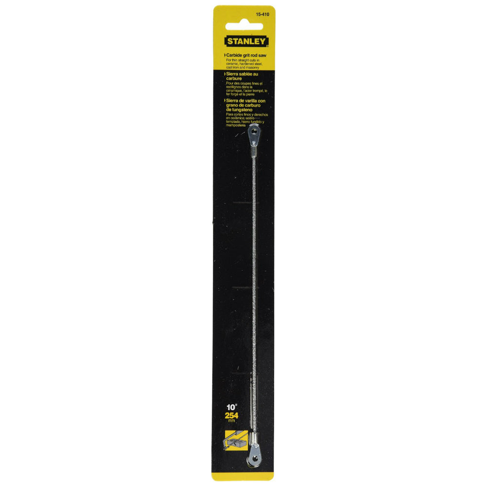 Stanley® 15-410 Tungsten Carbide Grit Hacksaw Blade, 10"