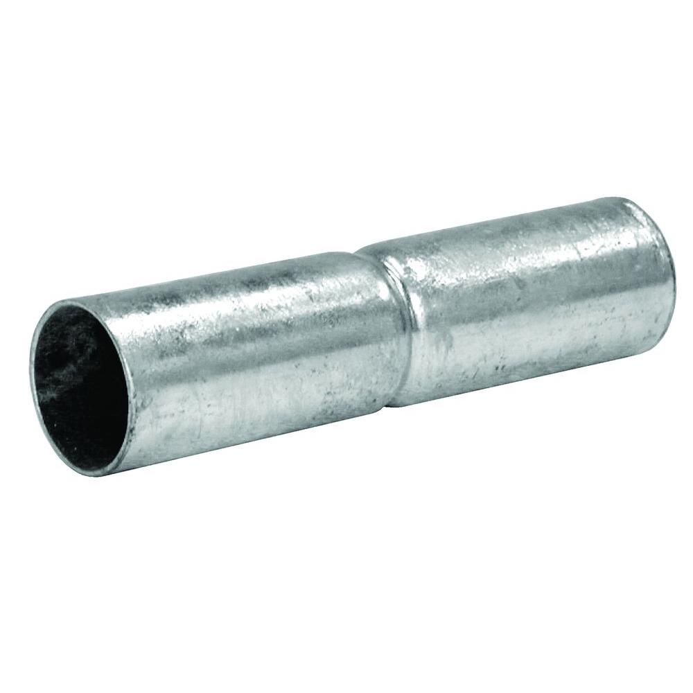 YardGard® 328592C Galvanized Top Rail Sleeve, 1-3/8" x 6"