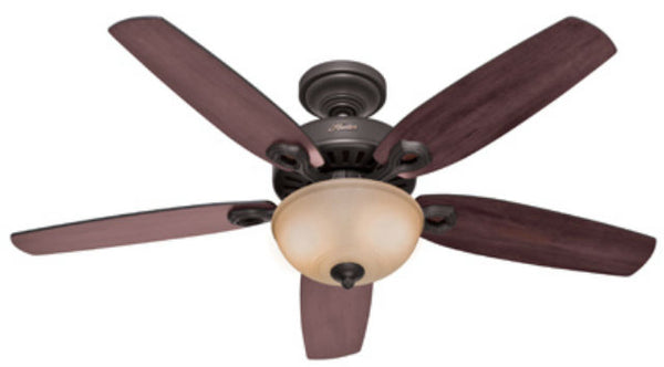 Hunter Fan 53091 Builder Deluxe Ceiling Fan, 52", New Bronze