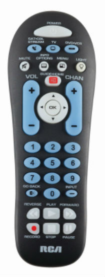 RCA RCR313BR 3 In 1 Universal Remote Control