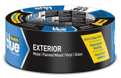 ScotchBlue 2097-48EC Painter's Tape for Exterior Surfaces, 1.88" x 45 Yard, Blue