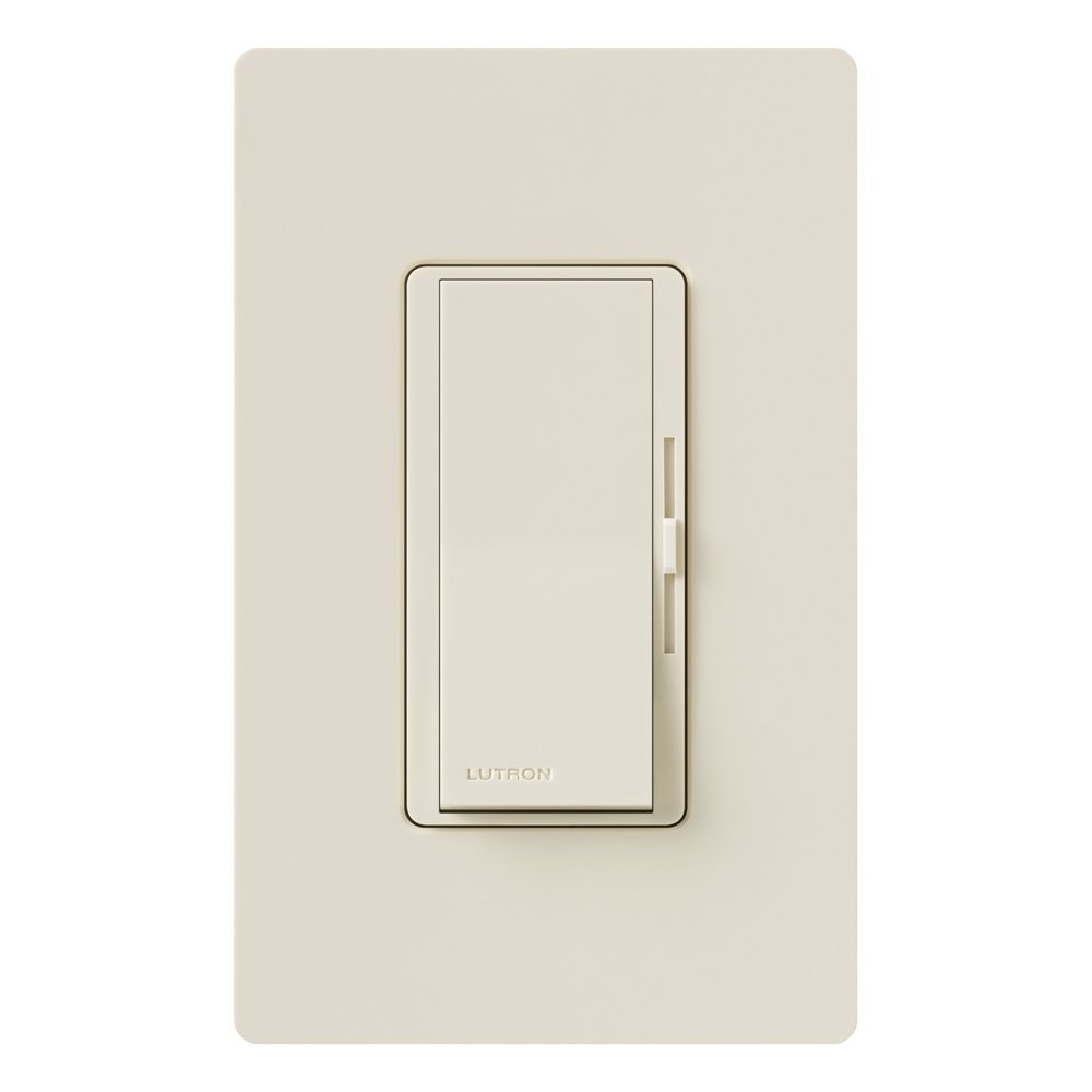 Lutron® DVWCL-153PH-LA Diva® CFL/LED Single-Pole/3-Way Dimmer, Light Almond