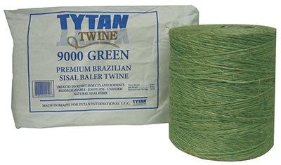 Tytan International SBT72GRTY Premium Brazilian Sisal Baler Twine, 7200', Green