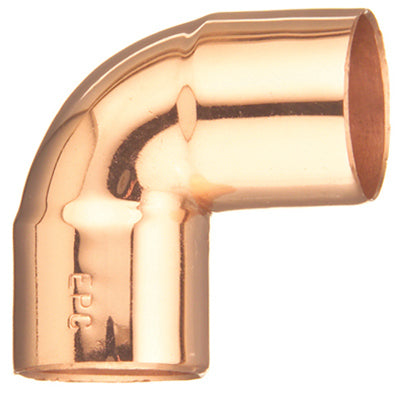 Mueller W62086 Streamline® Wrot Copper Short Radius Elbow, 90-Degree, 2"