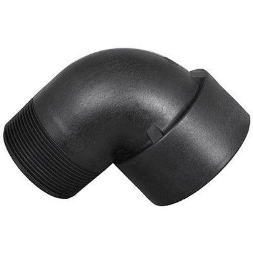 Apache 49030755 Polypropylene 90-Degree Street Elbow, Sch 80, 2" MPT x 2" FPT