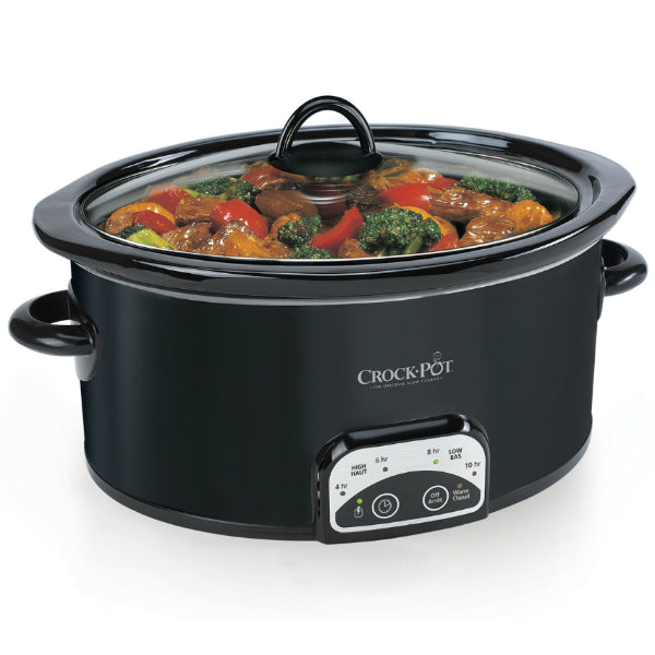 Crock-Pot® SCCPVP550-B-A Smart-Pot® Digital Slow Cooker, 5.5 Qt, Black