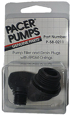 Pacer Pumps Drain & Fill Pump Plug Kit with EPDM O-Rings