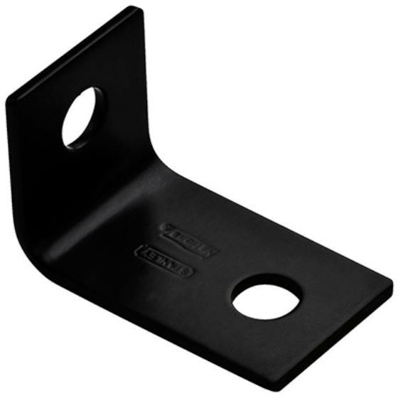 National Hardware® N351-476 Offset Leg Corner Brace, Black, 2.5