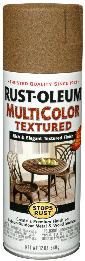Rust-Oleum Stops Rust MultiColor 12 Oz. Textured Spray Paint, Autumn Brown  - Pryor Lumber