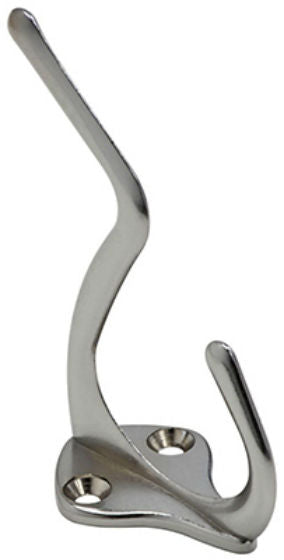 National Hardware® N830-164 Coat & Hat Hook, Satin Chrome, SPB1435