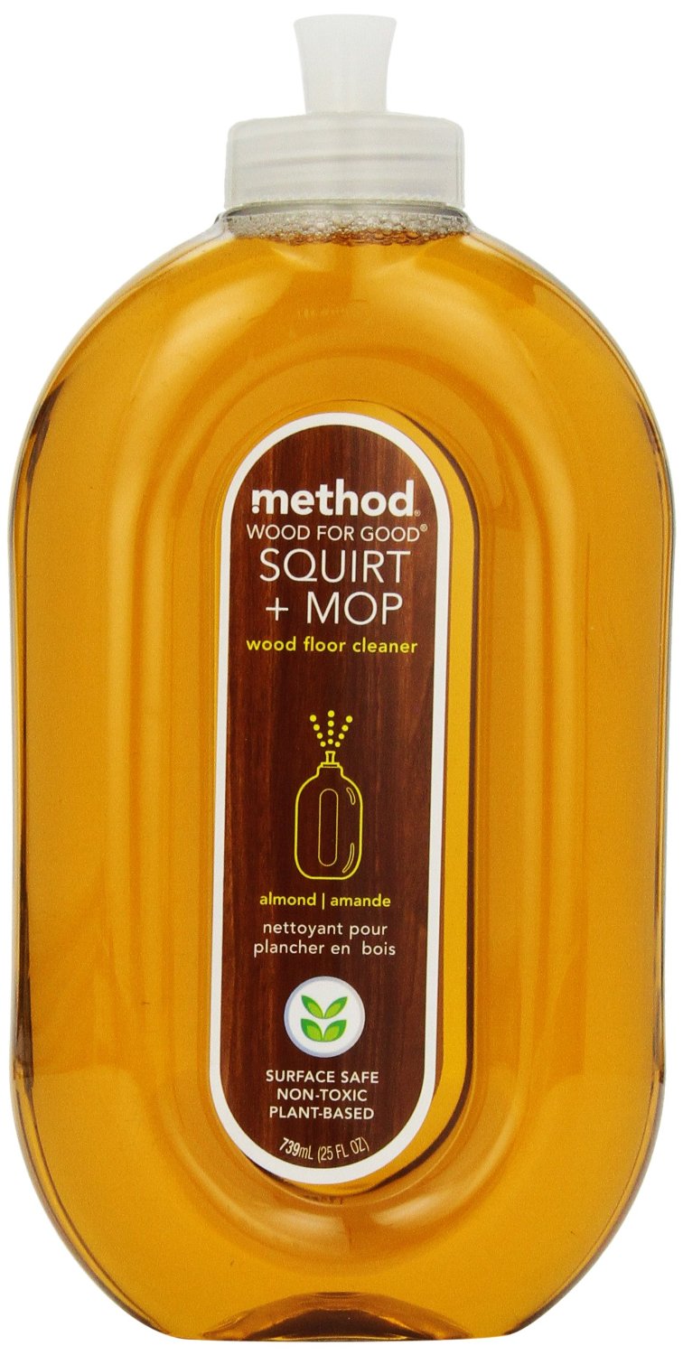 Method 00562 Squirt + Mop Wood Floor Cleaner, Almond, 25 Oz