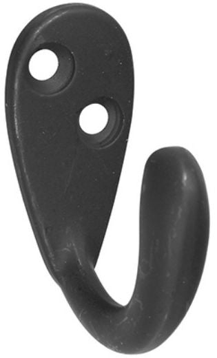 National Hardware® N830-143 Single Prong Robe Hook, Oil Rubbed Bronze