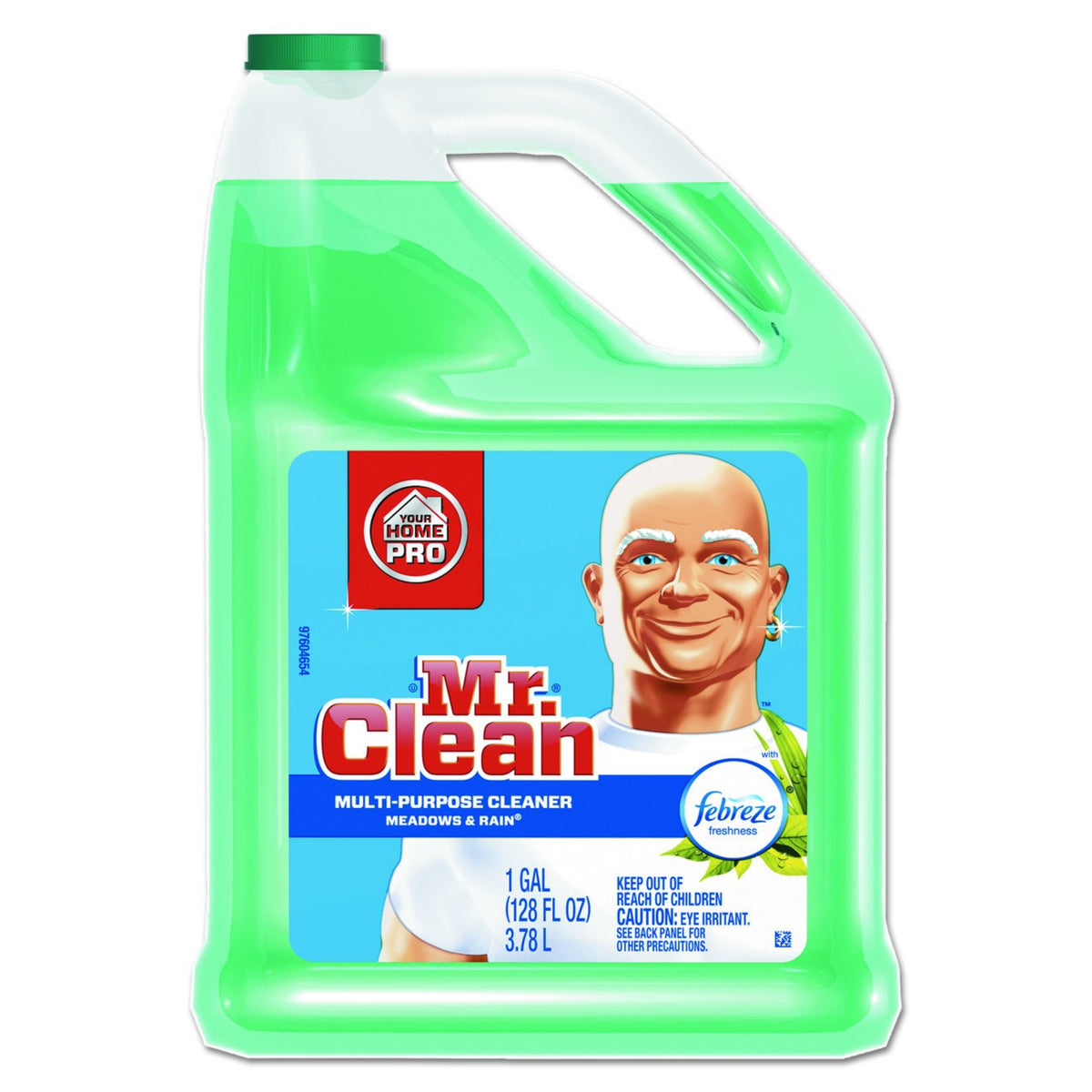 Mr Clean 23124 Meadows & Rain Multi Surface Cleaner/Febreze Freshness, 128 Oz