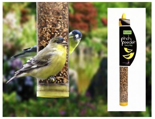 Mr. Canary­® MC-T12SFT Fancy Pre-Filled Mix Finch Feeder, 8 Oz