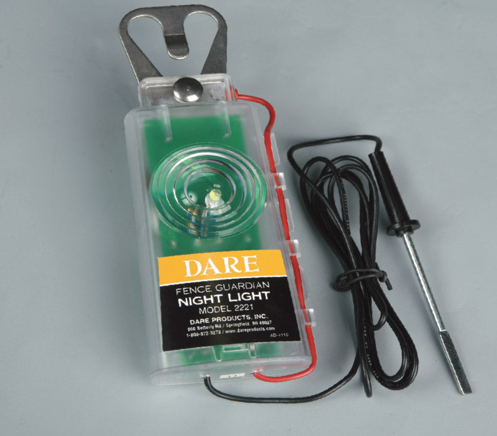 Dare 2221 Guardian Electric Fence Night Light Tester, Visible Up To 1000'