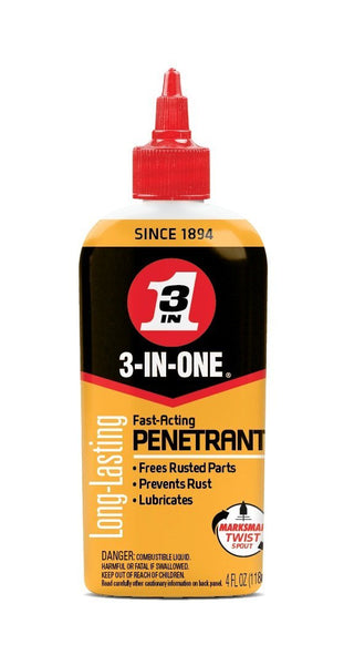 3-IN-ONE® 120015 Fast-Acting Penetrant Drip Oil, 4 Oz