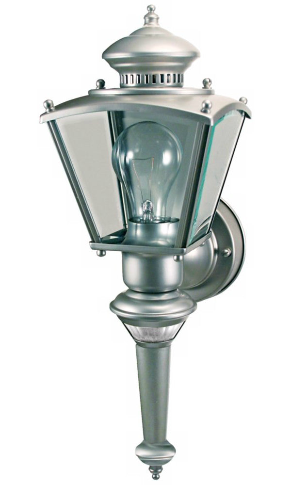 Heath® Zenith HZ-4150-SV Motion-Activated 150-Degree Charleston Lantern, Silver