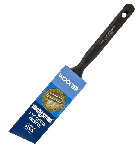 Wooster® Z1121-1-1/2 Yachtsman® White China Bristle Angle Sash Paintbrush,1-1/2"