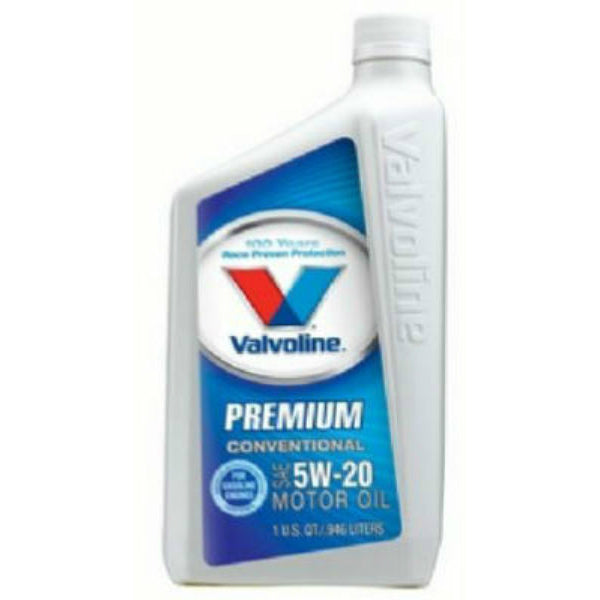 Valvoline® 797974 Premium Conventional Motor Oil, 5W-20, 1 Qt