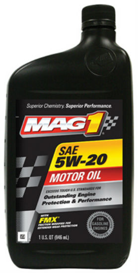 Mag1 MG0452P6 Passenger Car Motor Oil, SAE 5W-20, 1 Qt