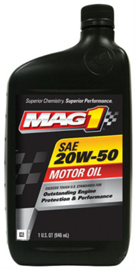 Mag1 MG0454P6 Passenger Car Motor Oil, SAE 20W-50, 1 Qt