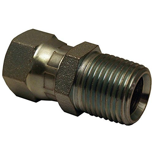 Apache 39039202 Hydraulic Hose Adapter, 1/2" MP x 1/2" Female JIC (Style 6505)