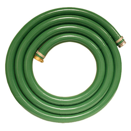 Apache 98128010 PVC Suction & Discharge Hose, 1-1/2'' ID x 20', Green