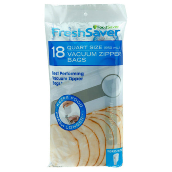 FoodSaver FreshSaver Vacuum Zipper Quart Bags (18-Count) - Power