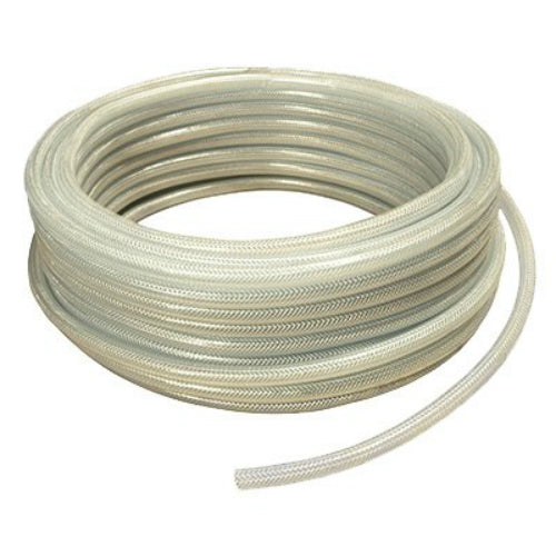 Apache 15010985 Reinforced Vinyl Tubing, 1/2" x 100', Clear